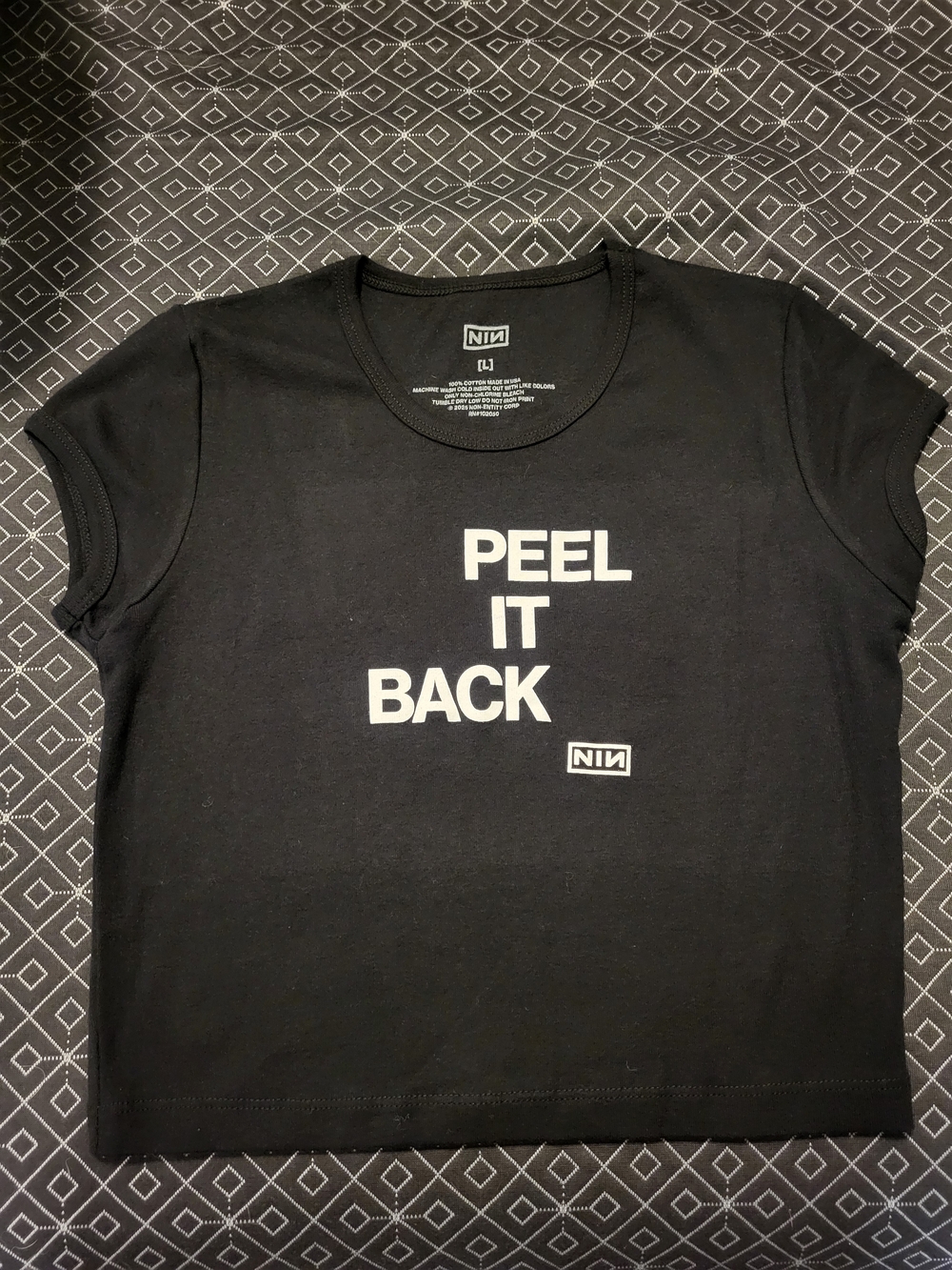 Nine Inch Nails Official Store 'Peel It Back' Babydoll Tee - Picture 2 of 4